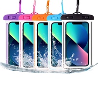 Étui de téléphone portable étanche IPX8 lumineux pour la natation, pochette étanche pour téléphone portable sous l'eau, housse de protection pour sac étanche