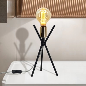 Modern LED <strong>Table</strong> Lamp for Bedroom Decor Warm White <strong>Light</strong> Glass Body Dome Shade for Bedside <strong>Dressing</strong> <strong>Table</strong> Lighting - Product Image 2