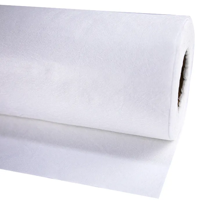 Spunlace putih sejuk lembut serat lyocell gulungan kain bukan tenun gulungan kain wajah mikropori