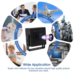 ELP-cámara web de gran angular, lente de ojo de pez de 170 grados, 1080P, USB, alta velocidad, 30fps/60fps/100fps, minicámara de seguridad UVC Plug and Play, USB - Product Image 6