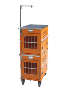 Dog Show Boîte à roulettes en aluminium <span class=keywords><strong>pour</strong></span> chiens <span class=keywords><strong>de</strong></span> voyage <span class=keywords><strong>Cage</strong></span> <span class=keywords><strong>de</strong></span> chenil <span class=keywords><strong>pour</strong></span> <span class=keywords><strong>chien</strong></span> Cages d'avion en aluminium professionnelles - Product Image 2