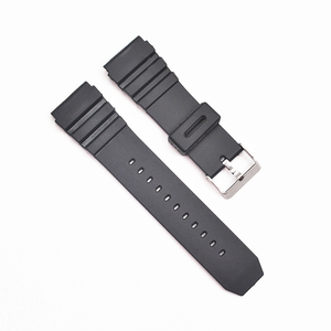 <span class=keywords><strong>Cinturino</strong></span> per <span class=keywords><strong>orologio</strong></span> in silicone con <span class=keywords><strong>cinturino</strong></span> in <span class=keywords><strong>plastica</strong></span> PU nero stile sportivo per <span class=keywords><strong>orologio</strong></span> 18 20 22 24 mm - Product Image 5