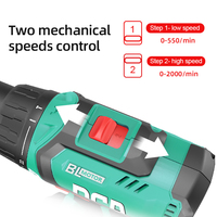 Meilleur prix Outils électriques Petite machine à main Perceuse-visseuse sans fil 20v à batterie sans balais