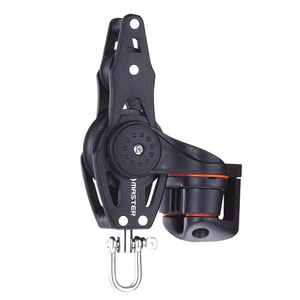 Abrazadera de Cuerda/Giratoria de una Sola Rueda BB-0422FE para Velero, Diámetro de Rueda de 40 mm, Diámetro de Cable de 6 mm, Herraje Marino - Product Image 2