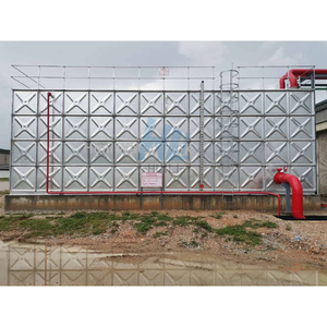 Réservoir d'eau de pluie modulaire boulonné en acier inoxydable HUILI, <span class=keywords><strong>prix</strong></span> usine, <span class=keywords><strong>5000</strong></span> <span class=keywords><strong>litres</strong></span>, panneaux de qualité alimentaire, base en béton - Product Image 5