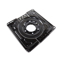 Plateau tournant universel à 360 degrés pour siège n°2, plaque de base de siège pour fourgonnette, monospace, camping-car, accessoires de conversion
