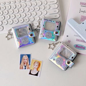 Anime Mini Photo <strong>Album</strong> Keychain Eco-Friendly Square PVC Plastic Laser Colorful Star Chasing ID Photo Storage Customized <strong>Key</strong> - Product Image 2