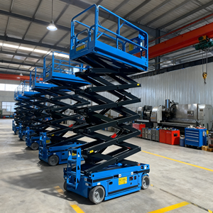 6m 8m 10m 12m 14m Electric Scissor Lift Warehouse 220 Volt <strong>Battery</strong> Full Vertical Man Lift High-Altitude Work - Product Image 2