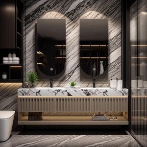 Mueble <span class=keywords><strong>de</strong></span> Baño y Cocina <span class=keywords><strong>de</strong></span> Madera Maciza Kaleido 2026 OEM <span class=keywords><strong>de</strong></span> Lujo, Personalizado, <span class=keywords><strong>de</strong></span> <span class=keywords><strong>Segunda</strong></span> <span class=keywords><strong>Mano</strong></span>, con Espejo y Cajonera <span class=keywords><strong>de</strong></span> Plástico - Product Image 5