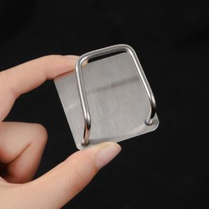 Supporto Adesivo in Acciaio Inossidabile per Spugne, Senza Foratura, per <span class=keywords><strong>Lavello</strong></span> Cucina, Resistente all'Umidità, Produzione di Fabbrica - Product Image 5