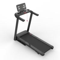Treadmill Lipat Elektrik Komersial 1~14KM/Jam 3 Tingkat Kemiringan Dengan Pulse MP3 Display Beban Maksimal 120KG Walking Pad Treadmill