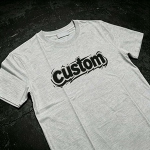 Camiseta Personalizada de Manga Corta para Hombre con Estampado de Letras, Cuello Redondo, Estilo Casual, Oversize, de Algodón, Estilo Urbano - Product Image 4