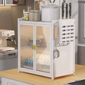 Organizadores de cocina de 2/3 capas, armario de almacenamiento, cuencos de <span class=keywords><strong>Metal</strong></span> de pie, organizador, estante de almacenamiento - Product Image 2