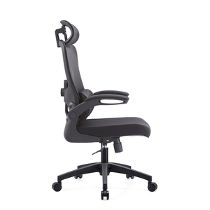 Sedia da Ufficio Economica <span class=keywords><strong>Auto</strong></span>-Designata con Schienale Alto Ergonomico, Supporto Lombare e Poggiatesta - Product Image 4