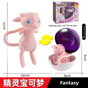 Juguete Original Transformable en Forma <span class=keywords><strong>de</strong></span> Bola, Figura <span class=keywords><strong>de</strong></span> Pikachu <span class=keywords><strong>de</strong></span> <span class=keywords><strong>Pokémon</strong></span> Johnson, Set Completo, <span class=keywords><strong>Pokémon</strong></span> Transformable en Bola - Product Image 6