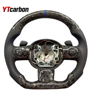 YTcarbon personnalisé d forme <span class=keywords><strong>volant</strong></span> en Fiber de carbone pour BM-W <span class=keywords><strong>Mini</strong></span> hayon cabriolet R50 R52 <span class=keywords><strong>R53</strong></span> R55 R56 R57 R58 R59 - Product Image 3