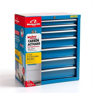 Fami Master Key Comfort <b>Drawer</b> Cabinet 7 <b>Drawers</b> 714x573x1000 Mm Grayish White Ral9002 <b>Tool</b> Storage - Product Image 2