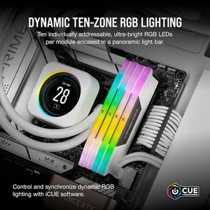 คอร์แซร์ เวนเจนซ์ RGB DDR5 32GB 6000MHz หน่วยความจำเดสก์ท็อป สีขาว - Product Image 4