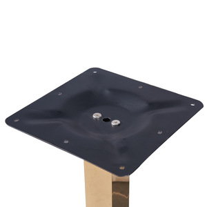 Rose Gold Bar <b>Table</b> <b>Legs</b> 400*700mm Metal Contemporary Design Durable Support Frame - Product Image 2