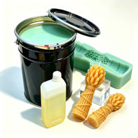 Silicone liquide RTV pas cher pour la fabrication de moules à bougies DIY, moules à bougies en silicone