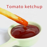 Pâte de sauce tomate trempette de restauration rapide certifiée Halal pour hamburgers frites ketchup de style occidental en sachets en vrac emballage en boîte