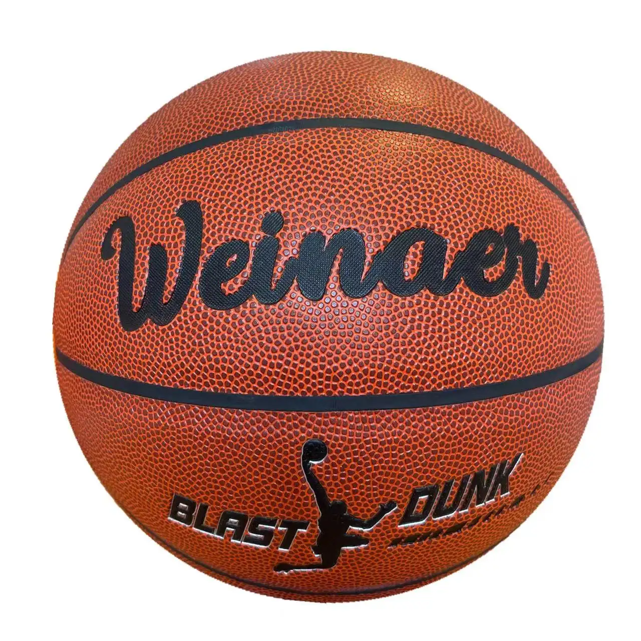 高品質のカスタムロゴプリントバスケットボール、サイズ7 PUコンポジットレザーマッチバスケットボールボール