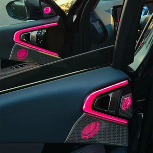 Plaque de recouvrement lumineuse pour montant A de porte, amélioration intérieure, compatible BMW X3, pour la modification et l'amélioration des voitures G45 2024-2026 - Product Image 3