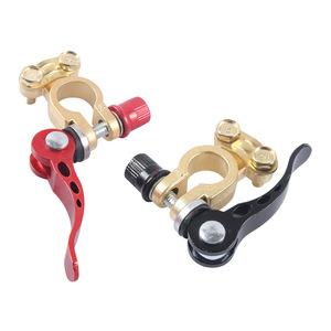 Quick Disconnect Brass <b>Terminal</b> Set For Car Battery Modification 1 Pair - Product Image 5