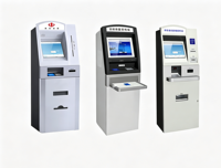 Terminal de distribution de billets en libre-service pour cinéma en zone scénique intérieure de 19 pouces, avec écran tactile vertical, paiement par code QR, machine tout-en-un