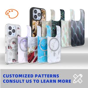 Funda Magnética Personalizada Aikusu para Teléfono con Diamantes, Anti-Amarillamiento, Transparente, de TPU, para iPhone 16 15 14 13 Pro Max - Product Image 4