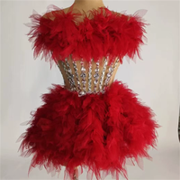 Jupe bouffante multi-couches en dentelle et strass à nouer à la taille, robe de soirée mignonne et élégante, jupe de scène