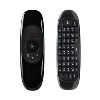 Souris volante russe C120 avec capteur gyroscopique, rechargeable, clavier QWERTY sans fil 2,4 GHz, télécommande pour Android TV Box et jeux
