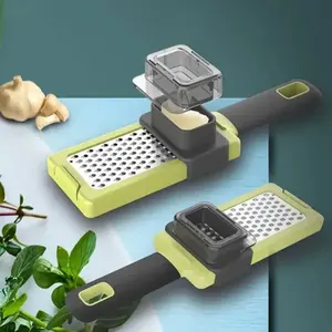 Râpe à gingembre et ail, Presse-ail, Couteau à gingembre, Hachoir manuel pour aliments, Hachoir à oignon, Outils ménagers pour broyer l'ail et le gingembre - Product Image 4