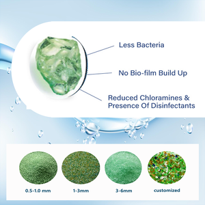 Média filtrant en verre cristallin certifié, anti-bactérien, sable de <span class=keywords><strong>piscine</strong></span> en verre, 0,8-1,2 mm, pour la purification et la <span class=keywords><strong>filtration</strong></span> de l'eau, 25 kg - Product Image 2