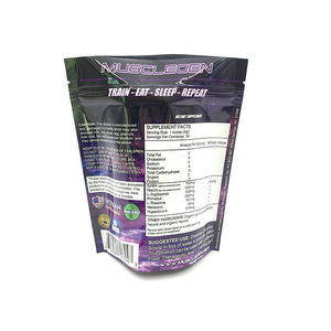 Reusable Snack Package Grade Plastic Storage Electric Protein Shaker Whey Gym Powder Drink Custom Food Packaging Bag - Product Image 2