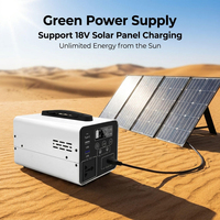 Centrale Électrique Solaire Portable Hybride avec Onduleur et Batterie Externe, Fournisseur de Systèmes de Stockage d'Énergie au Lithium LiFePO4 pour la Maison, le Camping et l'Extérieur