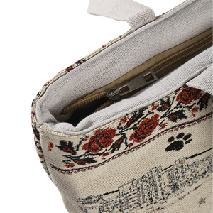 Sac fourre-tout en coton personnalisé avec impression de monuments italiens sac à provisions durable sac souvenir de <span class=keywords><strong>Rome</strong></span> personnalisé pour les cadeaux de voyage - Product Image 5