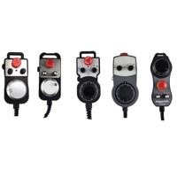 Volante Electrónico CNC TEBAK MPG, Generador de Pulsos Manual de 5V 100PPR con Interruptor de Parada de Emergencia, MPG Portátil