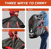 BSCI personnalisé pliable Durable poussette sac de voyage pour avion grand Standard Double poussette porte vérifier sac