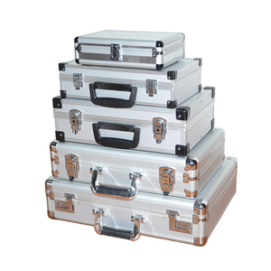 Kotak penyimpanan wadah alat tahan lama aluminium keras kustom tas jinjing kunci kombinasi - Product Image 2