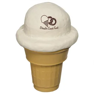 工厂定制冰淇淋蛋筒聚氨酯压力球/压力缓解器/压力玩具