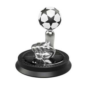Voiture Aromathérapie Énergie Solaire Éliminer les Odeurs Football Football Rotation Rétro Gramophone Record Désodorisant Intérieur Décoration - Product Image 6