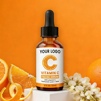 Sérum Visage Naturel à la Vitamine C et Vitamine E pour Éclaircir, Hydrater et Nourrir la Peau, Soin de la Peau 30ml