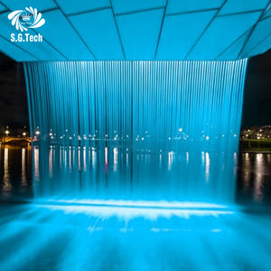 Nouveau Type d'ornements de <span class=keywords><strong>jardin</strong></span> en acier inoxydable, fonction d'eau, rideau d'eau de pluie personnalisé - Product Image 5