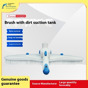 La nouvelle <span class=keywords><strong>brosse</strong></span> de nettoyage de <span class=keywords><strong>piscine</strong></span> de type <span class=keywords><strong>filtre</strong></span> en plastique avec poignée à boucle à bouton absorbe la saleté du fond et des murs de la <span class=keywords><strong>piscine</strong></span> - Product Image 6