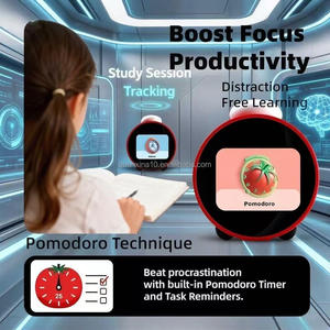 Reloj Despertador Inteligente para Niños con IA, Control por Voz, Ruido Blanco Natural, Asistente de Sueño, Pronóstico del Tiempo, Batería - Product Image 5