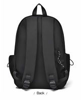 Ransel Geometris Unisex Canggih Kapasitas Besar Tahan Air Bahan Oxford Penutup Ritsleting Sabuk Bantalan Udara USB untuk Perjalanan