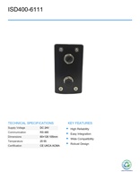 Sensor Fotoelektrik Unit Transmisi Data Optik SI-CK ISD400-6111 Bekas untuk Otomasi Industri