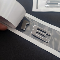 Lettres chromées argentées ABS pour coffre de voiture 328i 318d, emblème pour E90 E36 E46 F30 F31, accessoires pour véhicules professionnels/luxe, étanches