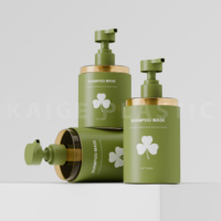 Bouteille de gel douche, savon liquide, lotion, shampoing pour cheveux et corps en PET à double paroi de couleur personnalisée KAIGE 300ML 400ML 500ML